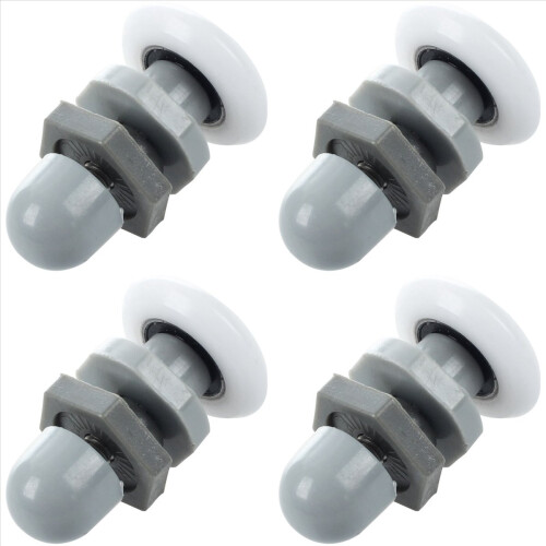 4X Replacement Shower Door Roller Wheel Runner Diameter 25mm 1
