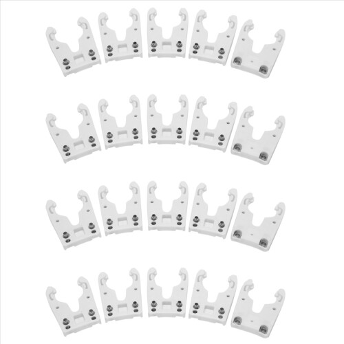20PCS/Lot ISO30 Tool Holder Clamp Iron+ABS Flame Proof Rubber Claw 1