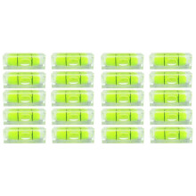 20 stuks mini waterpas 10x10x29mm vierkante waterpassen voor wandlijsten, kunstdisplays, ophangen van foto's, RV-statief, meetinstrument