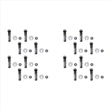 16X Toilet Seat Bolt Kit Cover Fixed Screw Lock Expansion Pastoral Bathroom Bolts