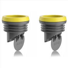 2X Toilet Flanges Wax Rings with Prevent Backflow Valve - Thick Bowl Ring Fits 3.2-4 Inch Waste Lines