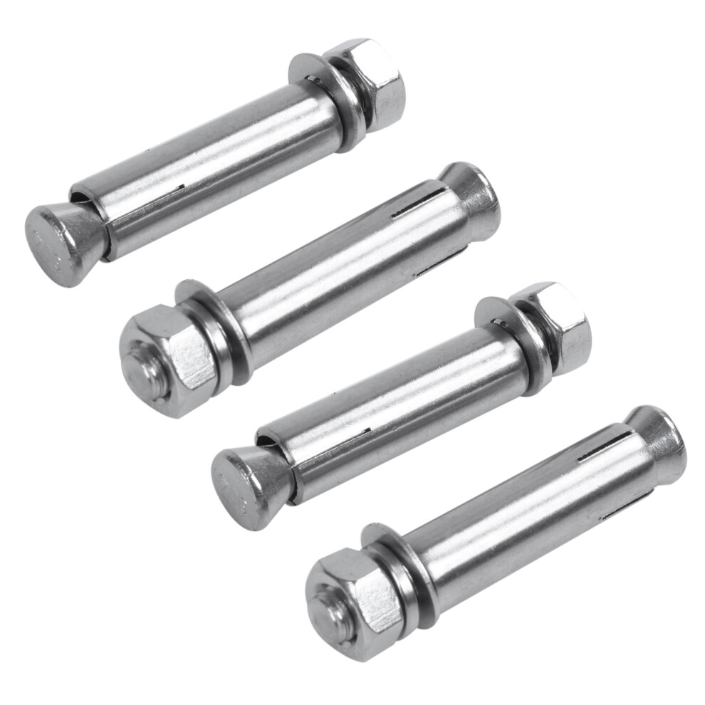 4Pcs M8x60mm Wall Concrete Brick Expansion Screws Closed Hook Anchor Bolts 4853415600251