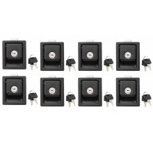 8X Rv Car Paddle Entry Door Lock Latch Handle Knob -Trailer Pull Type Panel