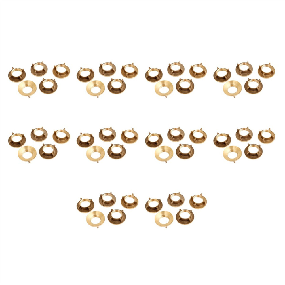 50 Pcs Brass 1/2 inch PT Threaded Household Water Tap Faucet Nuts-image-OPC-PMQN8QF-NEW