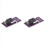 2X ACS758 ACS758LCB-050B Current Module Linear Hall Sensor PFF-T Detection 3-5V 50A 1