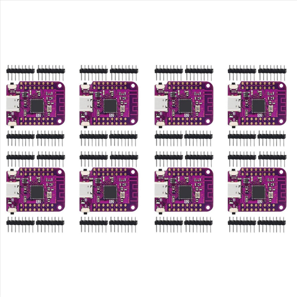 8Pcs Esp32 S2 Mini V1.0.0 Wifi Iot Board Based Esp32-S2fn4r2 Esp32-S2 4Mb Flash 2Mb Psram Micropython 4853415697404