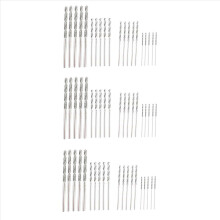 Diamond Drill Bit Set 60 Pieces 4 Sizes 1mm 1.5mm 2mm 2.5mm Twist Tip Jewelry Beach Sea Glass Shells Gemstones Lapidary