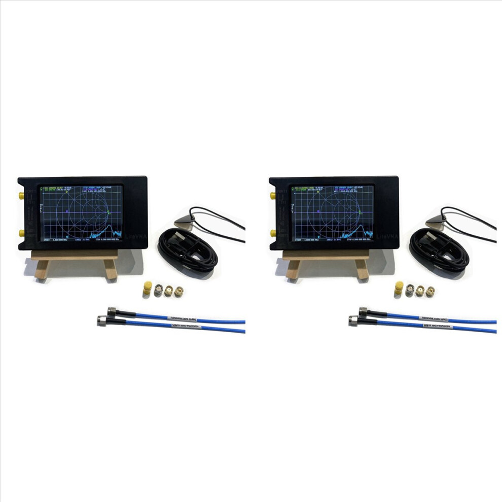 2X Litevna-64 50Khz-6.3Ghz Litevna 4Inch Touch Screen Vector Network Analyzer Hf Uhf Antenna Update Of 4853415696995