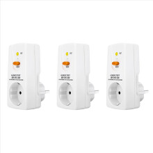 3X 16A Gfci Leakage Protection Plug Rcd Socket Home Circuit Breaker Cutout Switch Safety Personal EU