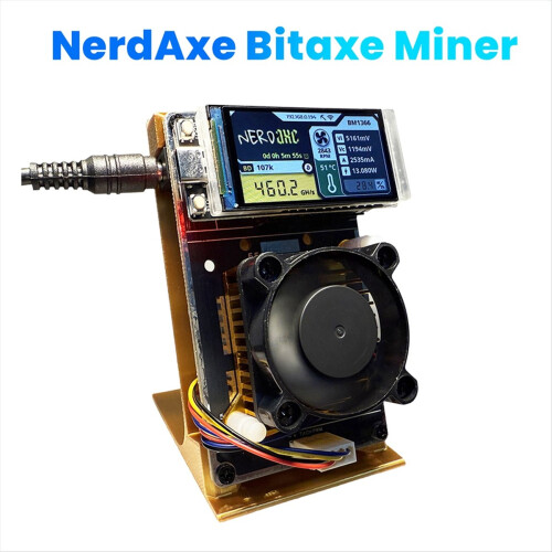 NerdMiner 500Gh/S BM1366 ASIC Chip Miner EU PLUG 2