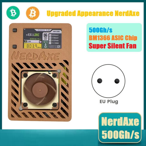 Miner Nerdminer BM1366 ASIC Chip BTC EU PLUG 2