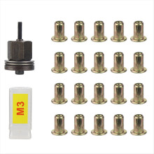 21pcs Rivet Nut Tools Hand for Rivnuts Nuts M3