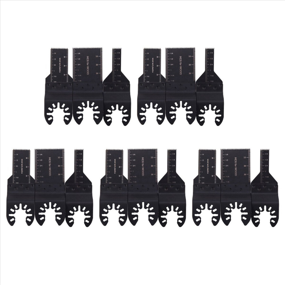 15Pcs Multitool Saw Blade Oscillating Multi Tool Circular Blades Steel Cutter Diy Universal 4853415619963