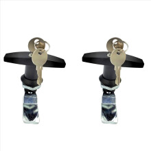 2X Type Handle Cam Lock Zinc Alloy for Tool Box,Electrical Cabinet Box,Storage Cabinet,File Cabinet, Car Door