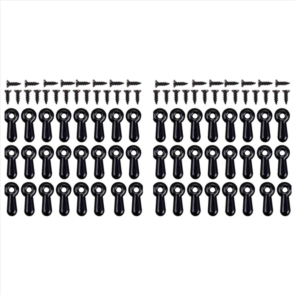 Picture Frame Turn Button Fasteners Set, 200 Pcs Backing Clips Photo Hardware 4853415622222