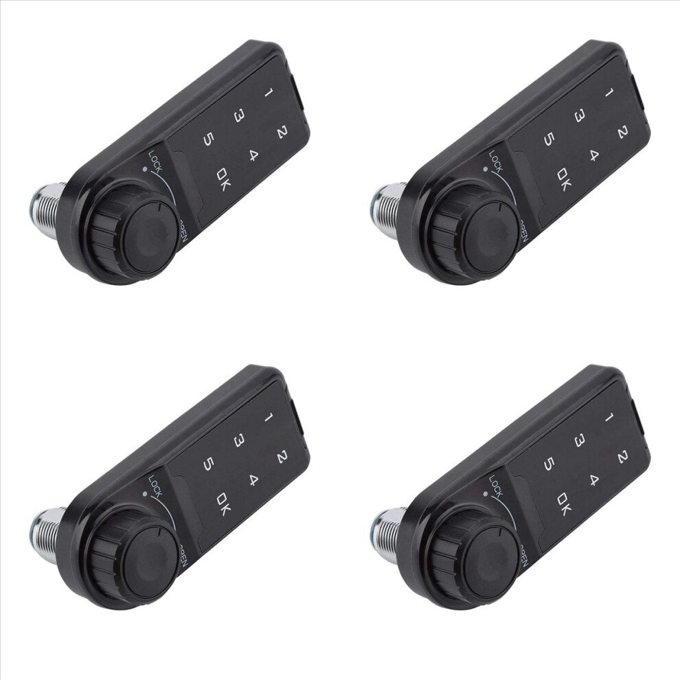 4X Door Access Digital Electronic Security Cabinet Coded Locker Contact Keypad Password Key Lock-A 4853415621423
