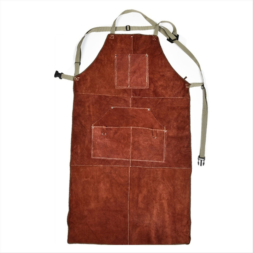 Welding Suit Apron Washable Heat Insulation Leather 4853415629665