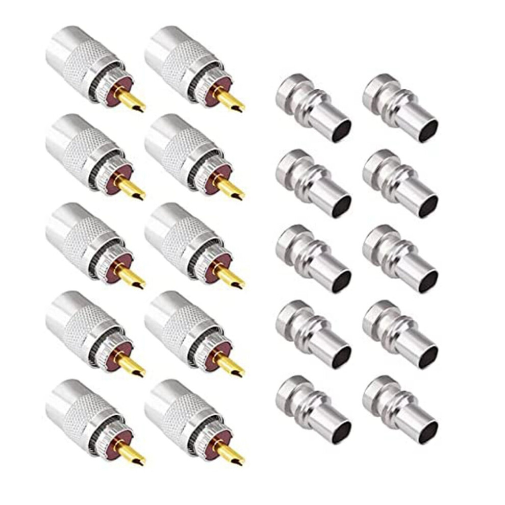259 Coaxial Connectors Uhf Male Solder Connector Plug 4853415635826