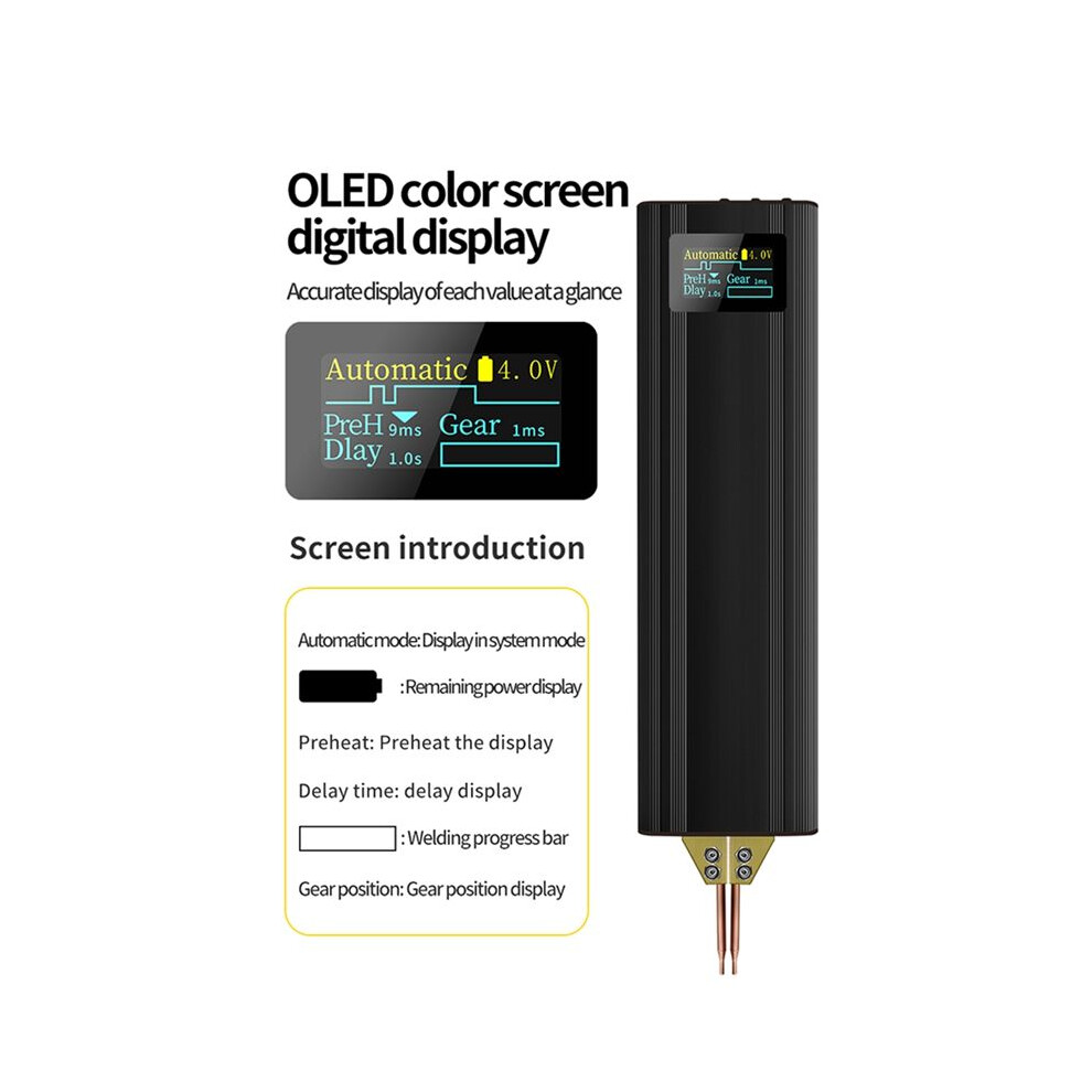 80-Gear Oled Digital Display Spot Welder 4853415635390