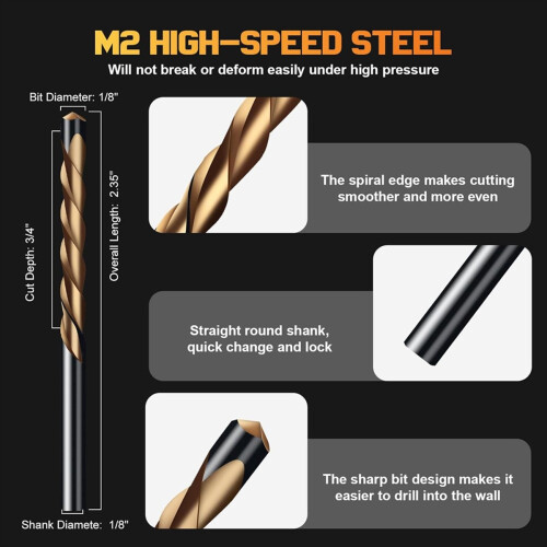 50PCS Drywall Cutting Bit
Drywall Bit 2