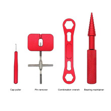 Rollenreparaturset zum Entfernen des Kugellagers (rot)