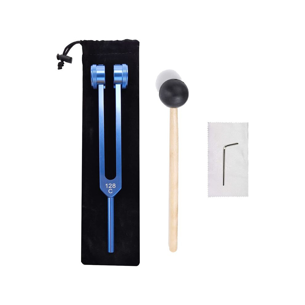 Melitt 128Hz Tuning Fork With Hammers For Nervous System Testing Sound