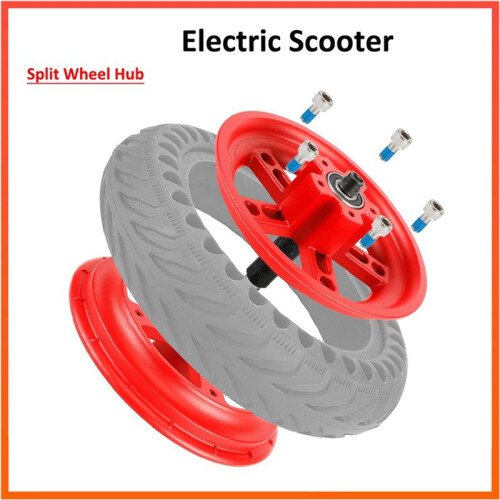 8,5-Zoll-Elektroroller-Radnabe, geteilt, rot 2