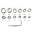 Positioner Limit Ring Hex Wrench Tighten the Stopper Set,12PCS Set 3