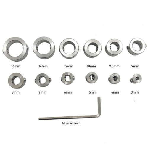 Positioner Limit Ring Hex Wrench Tighten the Stopper Set,12PCS Set 2