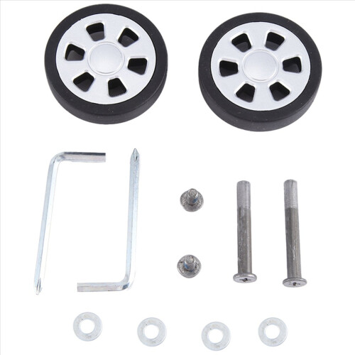 55x13mm Set mit 2 Gepäckrollen, Koffer-Ersatzrollen A 2