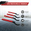 Coilover Wrench,C-Shape Spanner Adjustable Spanners Adjustment Tool 5