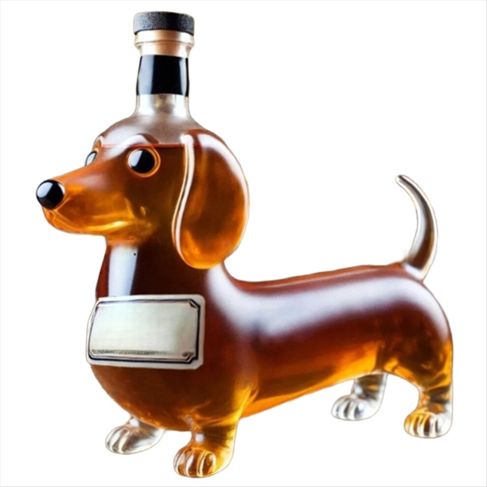 Dachshund Dog Whiskey Bottle,Reusable Liquor Flask Glassware C 4853415648307