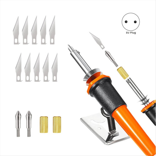 Brennspitzen-Set für Holz, 37-teilig, EU-Stecker 2