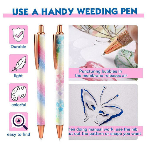 Weeding Tools for Vinyl, Vinyl Pin Pen Retractable 2