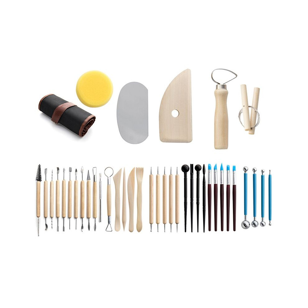 Pottery Tools Clay Sculpting Kit Ceramic Diy Carving 4853415651772