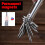 Steel Scrapers with Magnet Replaceable Tips Graffiti Tools 6