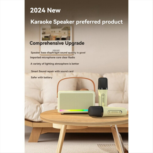 Karaoke Machine for Kids Adults Portable Bluetooth Speaker,C 2