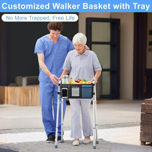 Walker Basket for Folding Walker, Accessories Seniors 2