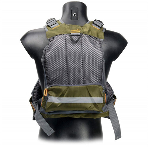 Fishing Life Jacket Vest Tackle Fluorescent green 2