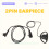 2 Pin Advanced D Shape Clip-Ear Ptt Headset Earpiece Mic 5