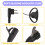 2 Pin Advanced D Shape Clip-Ear Ptt Headset Earpiece Mic 8