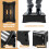 Non-Slip Small Compact Folding Flat Step Stool Heavy Chair 8