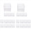 24 Pcs Square Transparent Plastic Packing Box Candy Gift 3