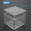 24 Pcs Square Transparent Plastic Packing Box Candy Gift 7