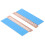 4 Pcs Pure Copper Notebook Gaming RAM Memory Cooler Heat Sink 0.5Mm 4