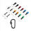 12Pieces Keychain Extension Bar Screwdriver Bit Holder Socket Adapter 4
