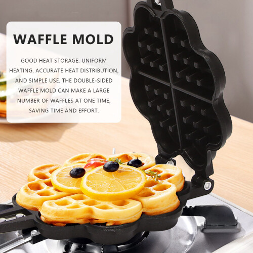 Gas-Type Household Love Waffle Mold Non-Stick 2