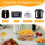 Air Fryer Rack Round 3 Layer Stackable Dehydrator Racks 5