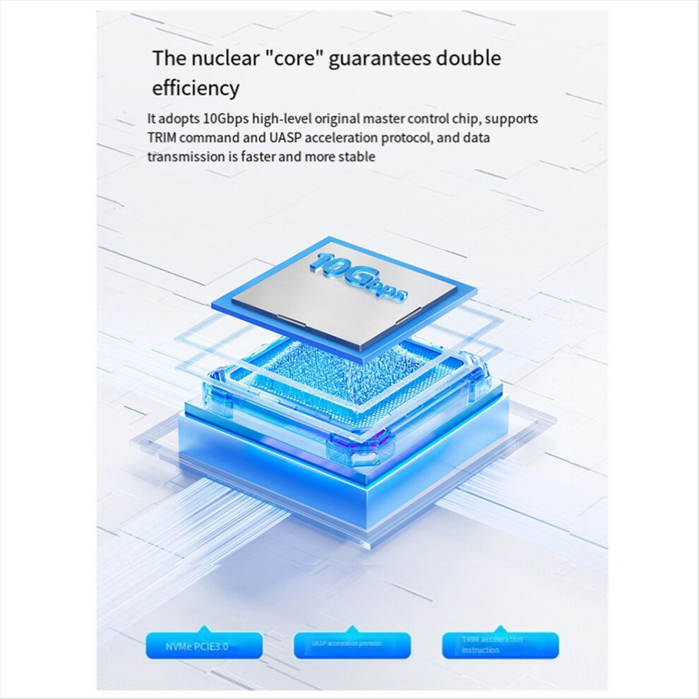 Nvme Ssd Enclosure 10Gbps Pcie External Adapter 4851286659439