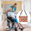 Polyester Cloth Printed Wheelchair Bag Electric Walker 4